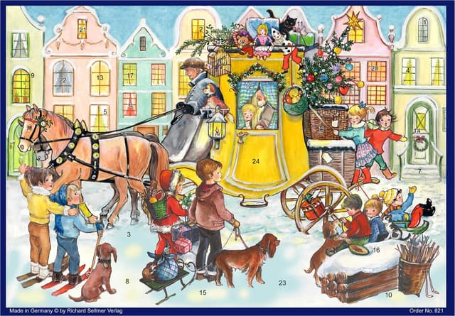 Postkutsche advent calendar